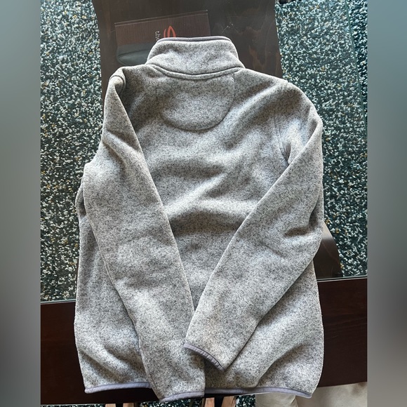 XS ll bean women sweater fleece pullover Heather grey - Picture 8 of 9
